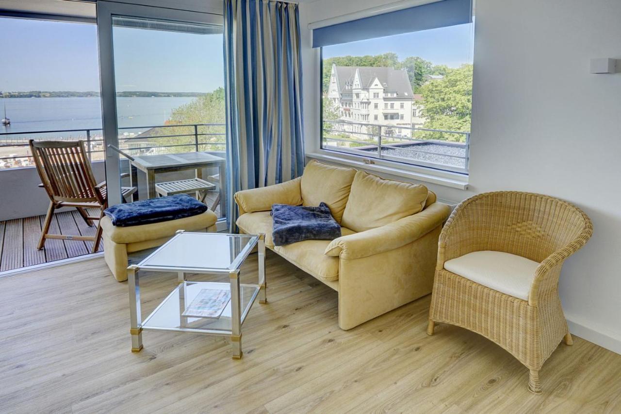 Fewo1846 Intermar - Strandbude - Studioapartment Mit Balkon Und Meerblick Glücksburg Exterior foto