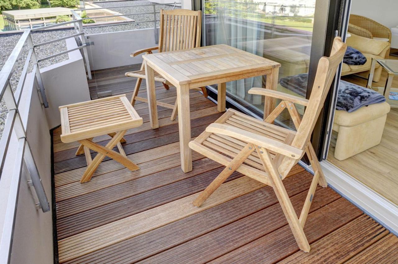 Fewo1846 Intermar - Strandbude - Studioapartment Mit Balkon Und Meerblick Glücksburg Exterior foto