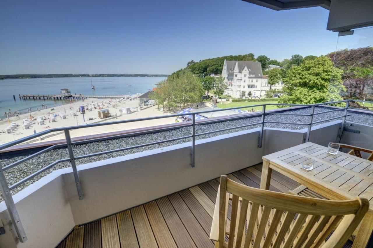 Fewo1846 Intermar - Strandbude - Studioapartment Mit Balkon Und Meerblick Glücksburg Exterior foto